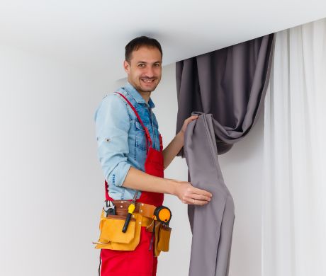 Curtain & blind Installation Handyman Services in Dubai